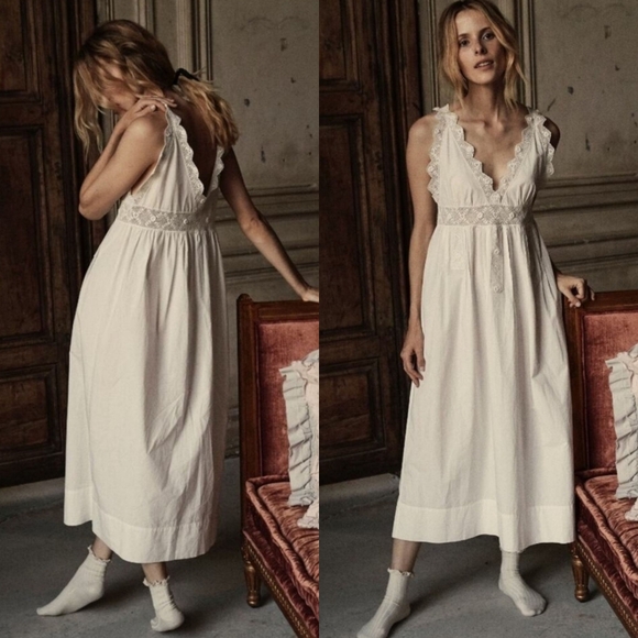 Doen Slate Nightgown in salt, small - Picture 5 of 13